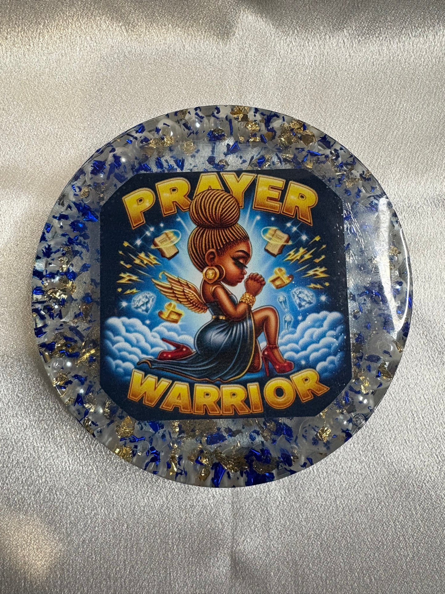 Large resin coaster